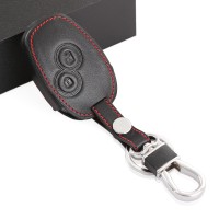 Чехол ключа кожаный для Лада Ларгус, Almera, Clio, Dacia, Logan, Megane, Espace, Kangoo