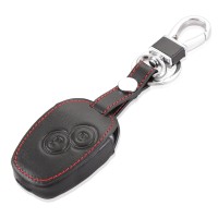 Чехол ключа кожаный для Лада Ларгус, Almera, Clio, Dacia, Logan, Megane, Espace, Kangoo