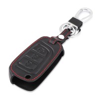 Чехол ключа кожаный для Hyundai Solaris, Elantra, Azera, Sonata, IX35, IX25, i30, Avante, Porter
