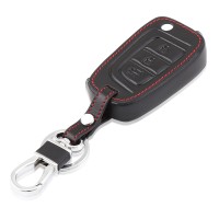 Чехол ключа кожаный для Hyundai Solaris, Elantra, Azera, Sonata, IX35, IX25, i30, Avante, Porter