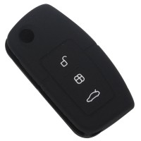 Чехол ключа силиконовый для Ford Fiesta, Focus 2, Ecosport, Kuga, Escape