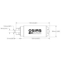 Топливный насос «OSIAS» (340 л/ч) совместим с топливом E85