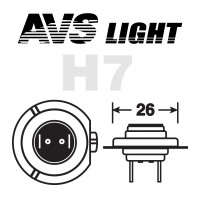 Лампы галогенные «AVS SIRIUS NIGHT WAY» H7 (55W)