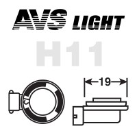 Лампы галогенные «AVS ATLAS» H11 (55W)