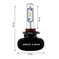 Светодиодные лампы головного света «ZES» H1 5500K